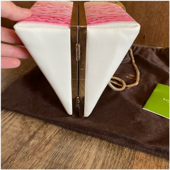 Kate Spade Magnolia Bakery Slice of Cake Bag purse clutch nwot - Picture 11 of 11